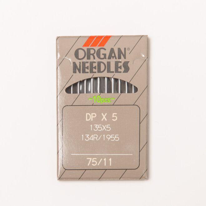 10 Stk. Rundkolbennadeln Standard, #75, System 134 R = DP x 5 = 135 x 5