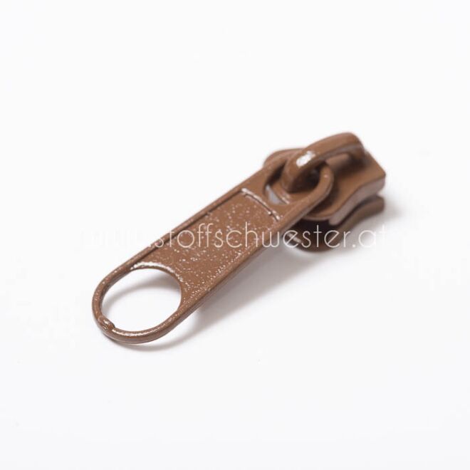 5mm PROFIL Non-Lock Schieber mittelbraun (3 Stück)