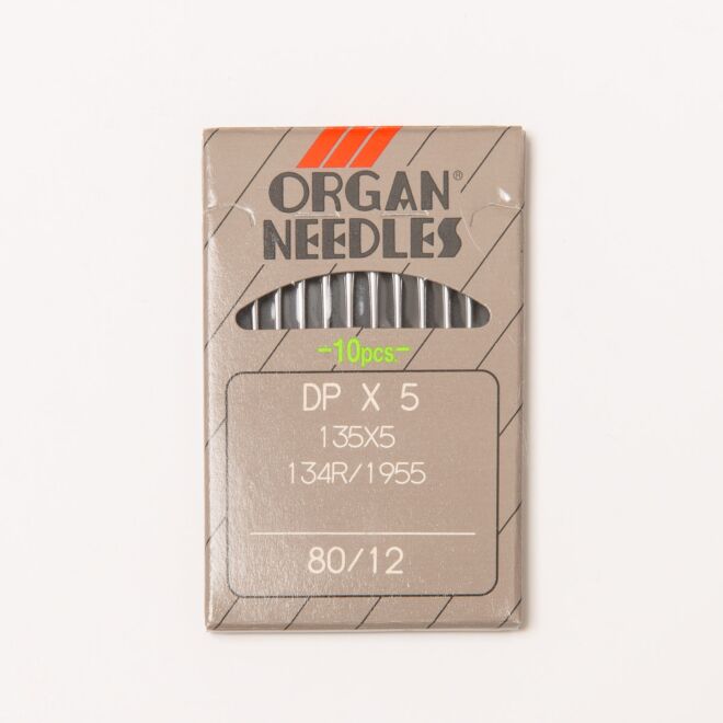 10 Stk. Rundkolbennadeln Standard, #80, System 134 R = DP x 5 = 135 x 5