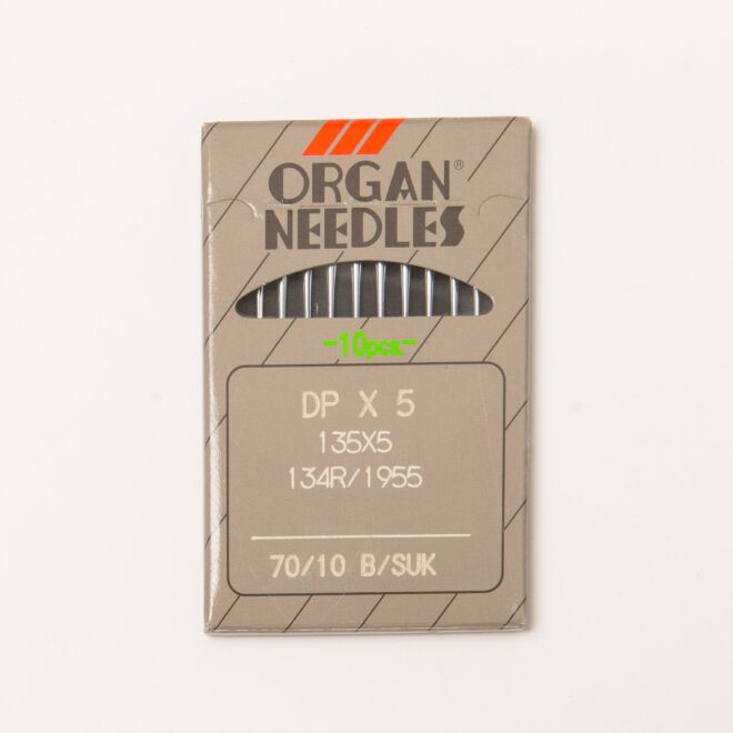 10 Stk. Rundkolbennadeln, #70 SUK, System 134  = DP x 5 = 135 x 5