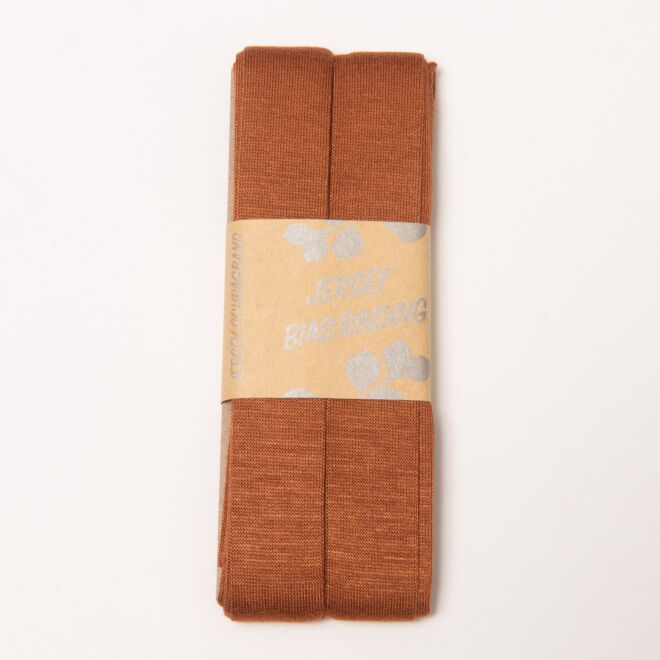 20mm Jersey-Schrägband hellbeige (3 Meter)