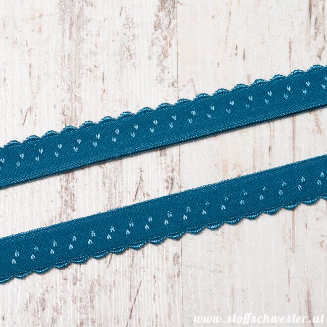 Stoffschwester Wäschegummi petrol