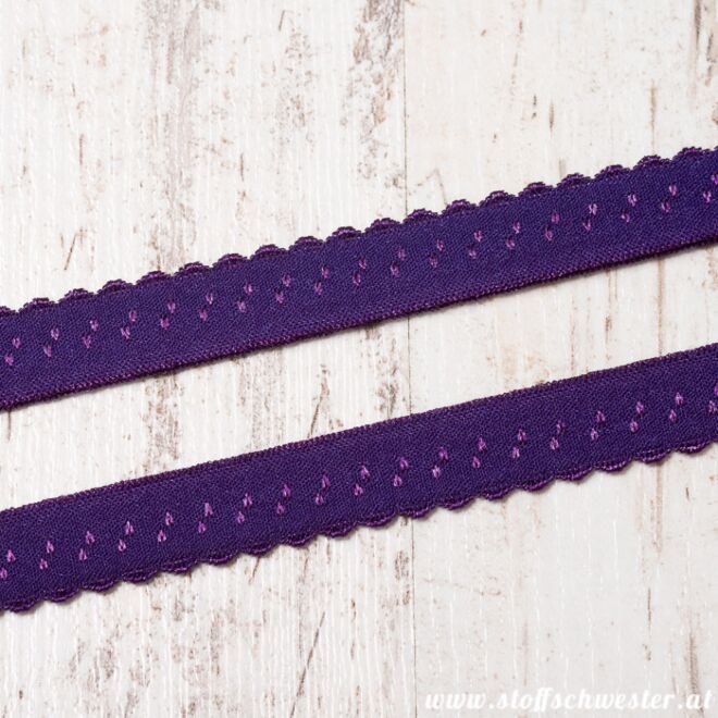 Stoffschwester Wäschegummi lila