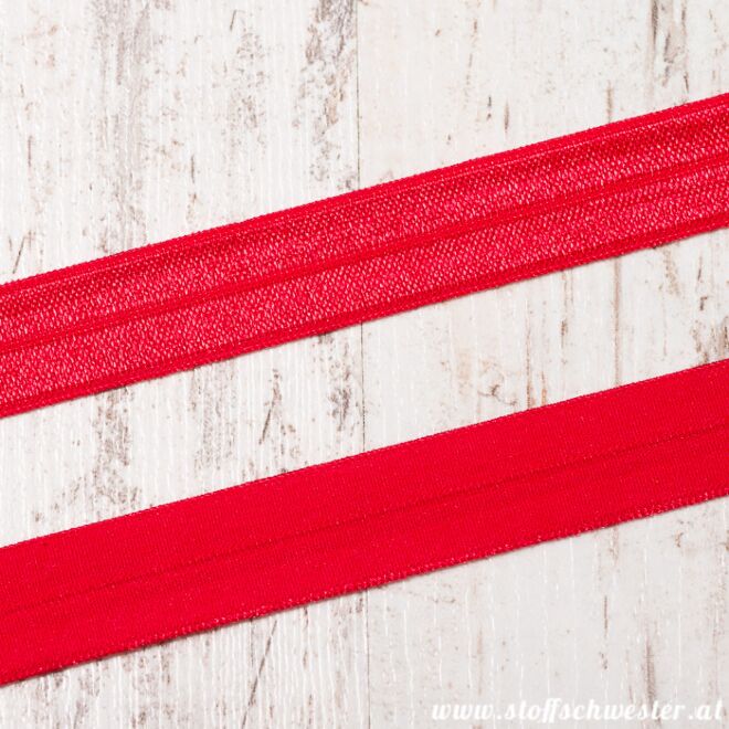 Stoffschwester Falzgummi rot