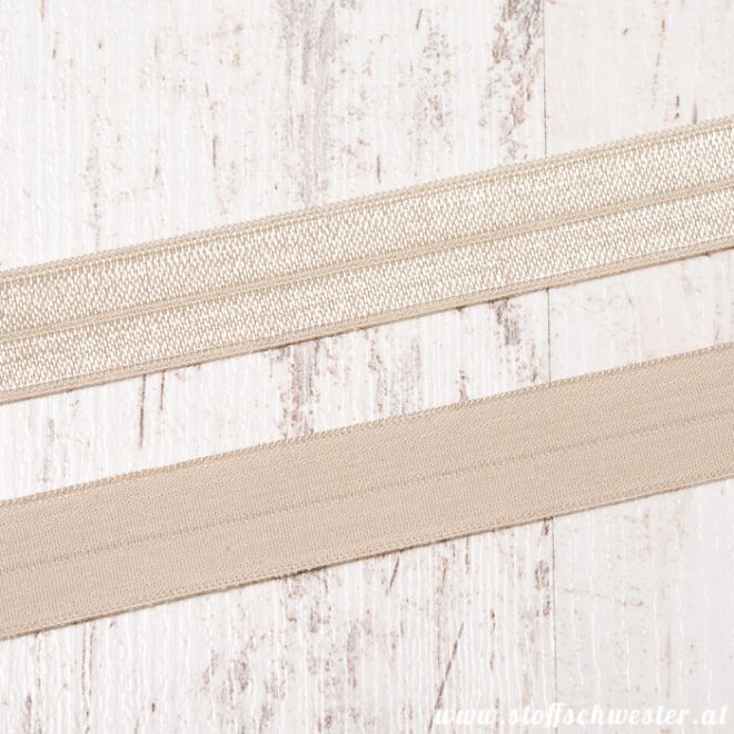 Stoffschwester Falzgummi sand