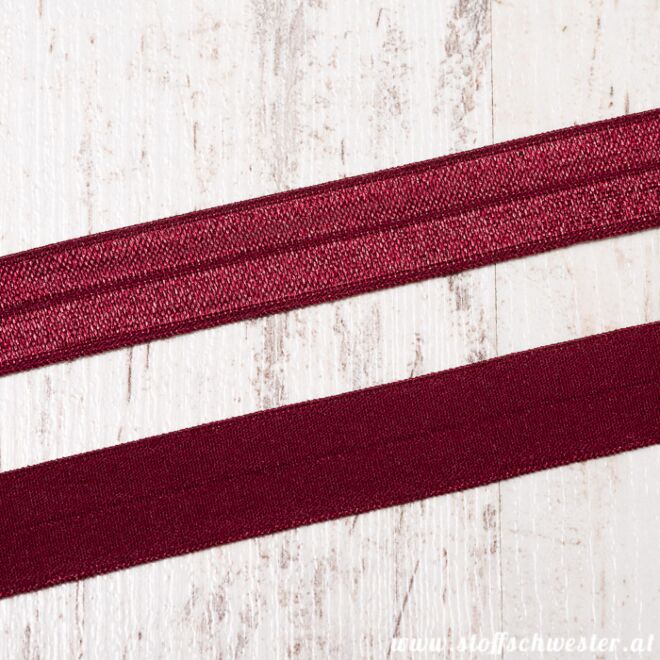 Stoffschwester Falzgummi bordeaux