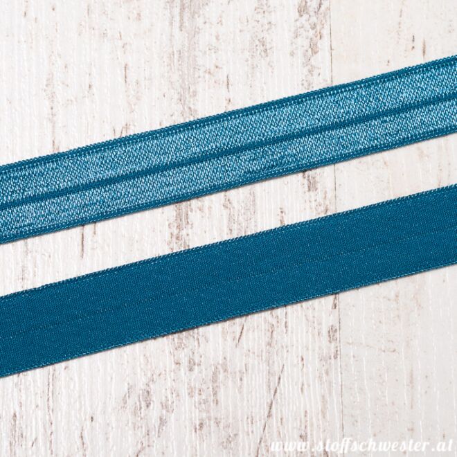 Stoffschwester Falzgummi petrol