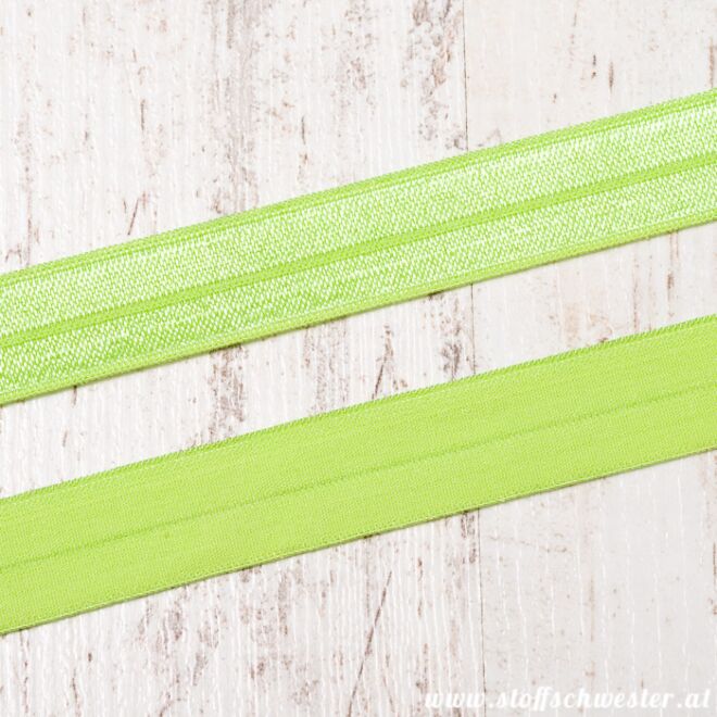 Stoffschwester Falzgummi lime
