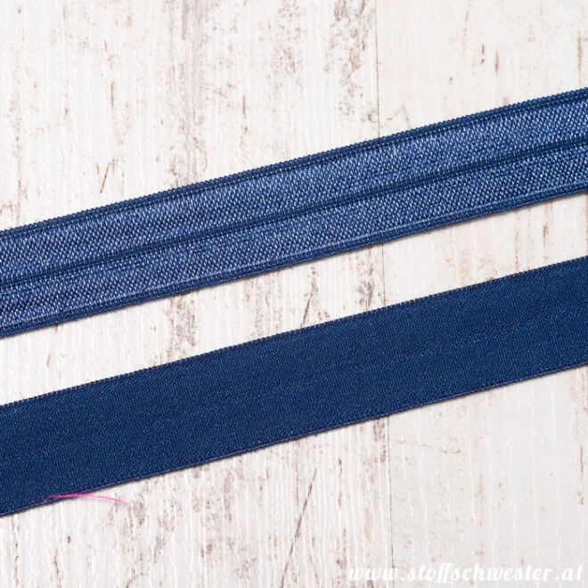 Stoffschwester Falzgummi dunkelblau