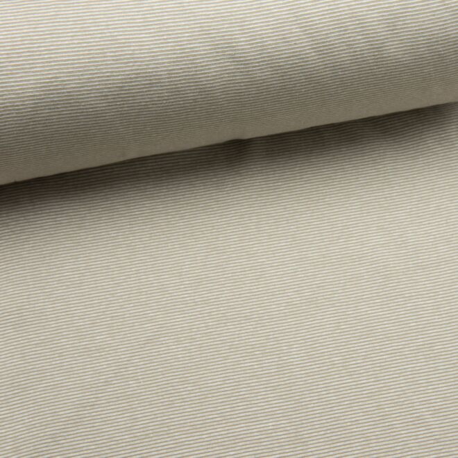 Ringelbündchen pistazie/weiß