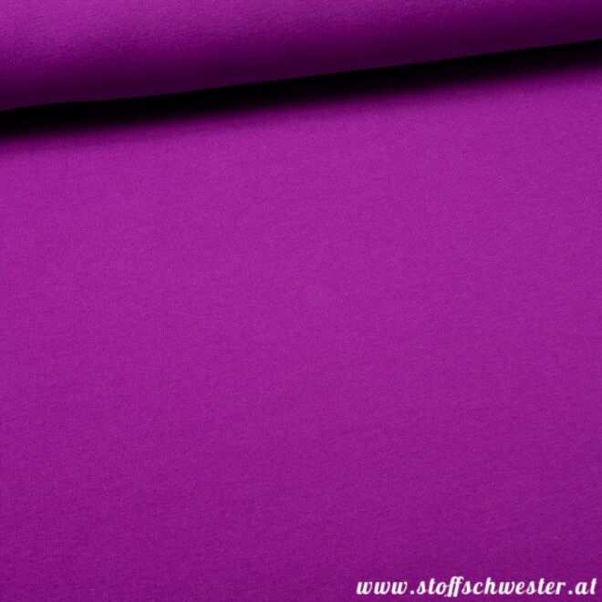 Kuscheljersey lila, ein Jerseysweat
