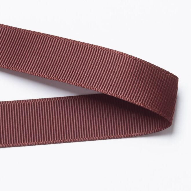 19mm Ripsband dunkelbraun
