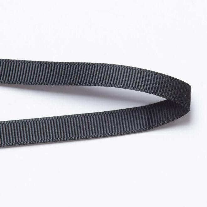 9mm Ripsband schwarz