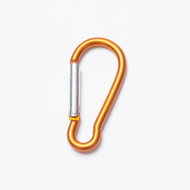 59mm Aluminium-Karabiner orange