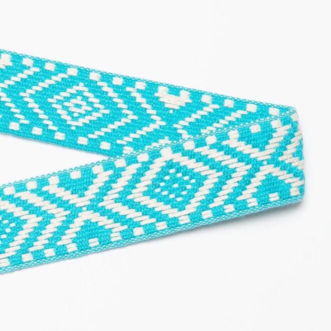 30mm Webband "Ethno" türkis