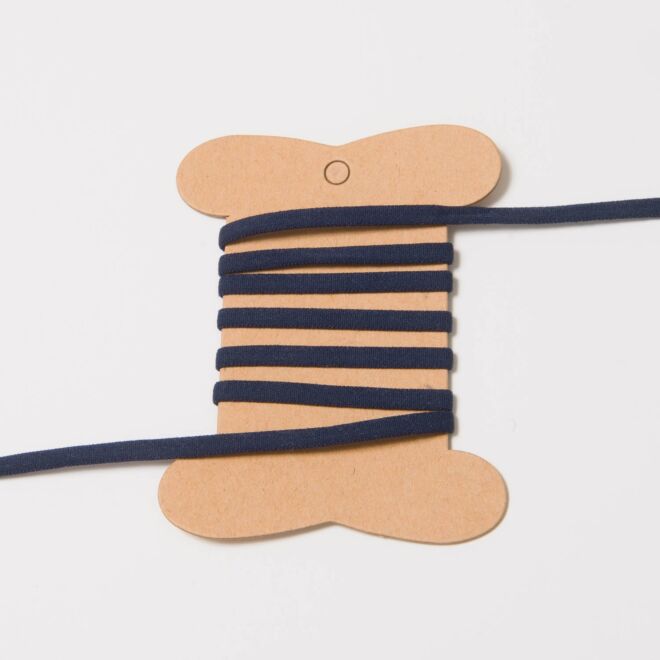 5mm "Super Soft" Gummiband/Flachgummi für Masken (10 Meter) dunkelblau