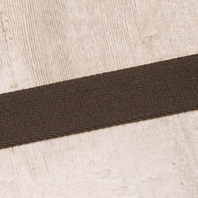 30mm Gurtband "Bonnie" Uni dunkelbraun