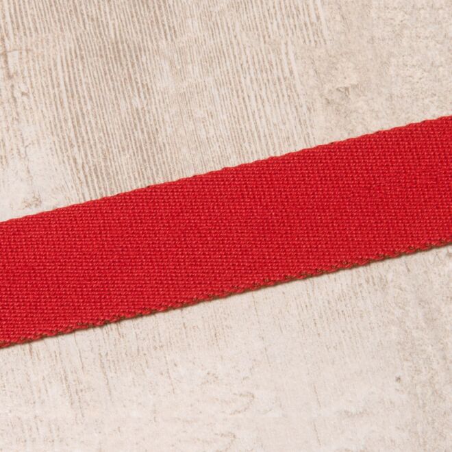 30mm Gurtband "Bonnie" Uni tomatenrot