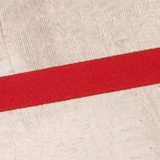 20mm Gurtband "Bonnie" Uni tomatenrot