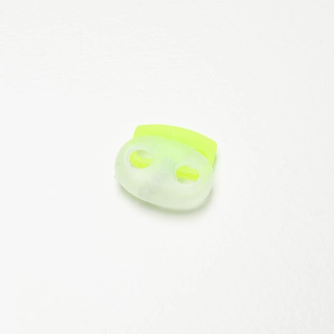 4,5mm Kordelstopper Duo Neongrün