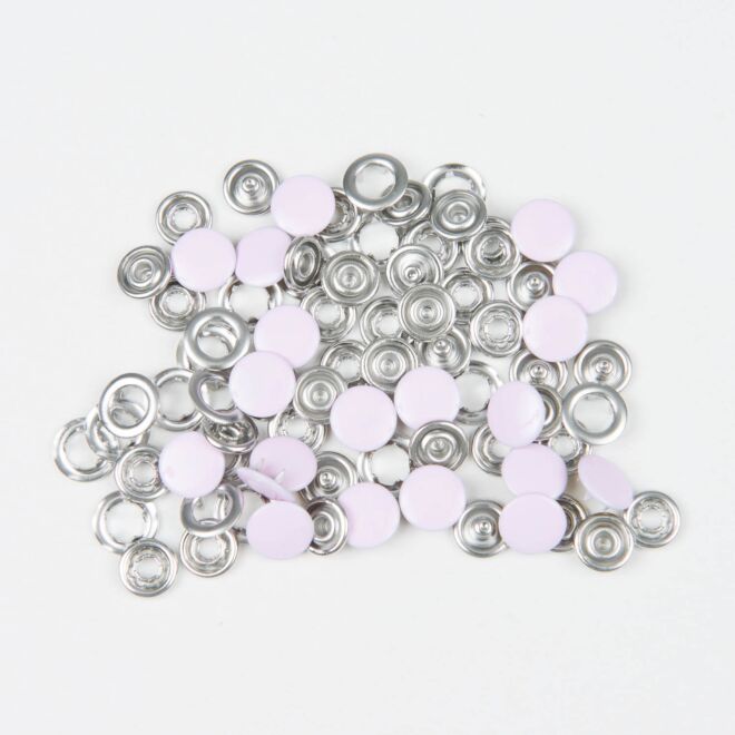 BabySnap Metall Druckknöpfe rosa