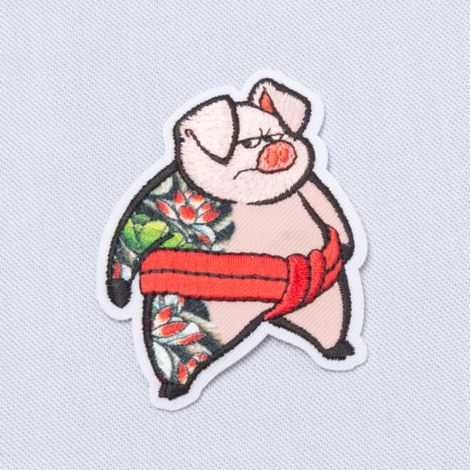 Aufbügler Tattoo-Schwein (ca. 5cm groß)