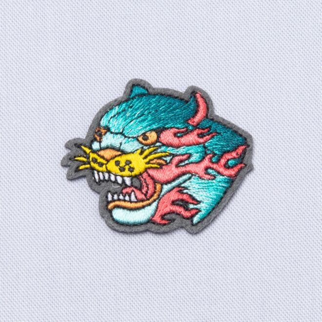 Aufbügler Asian Tiger (ca. 4cm groß)