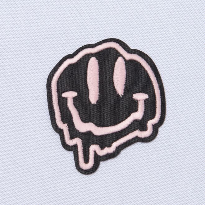 Nachtleuchtender Aufbügler "Smiley"