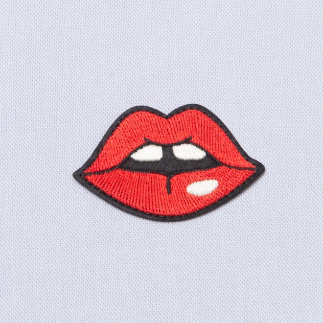 Aufbügler PopArt Lips