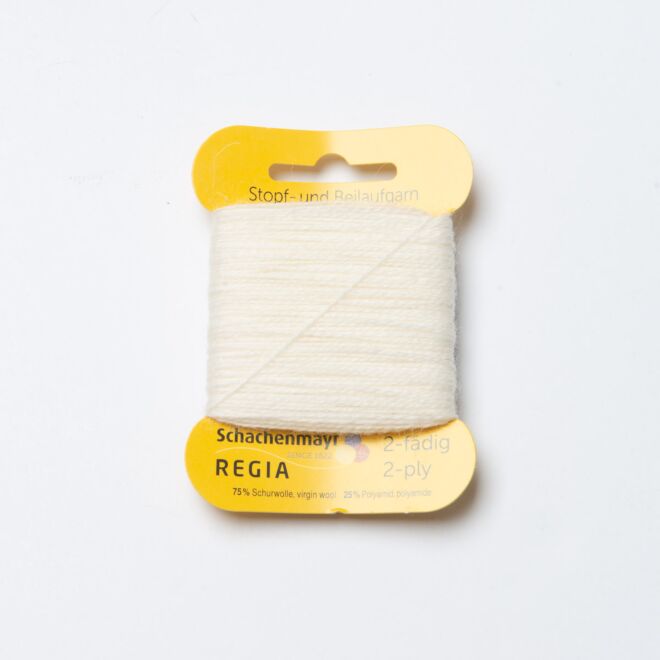 REGIA Stopf- und Beilaufgarn ecru 2-fädig (5g)