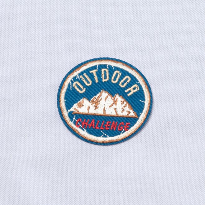 Aufbügler "Outdoor" blau