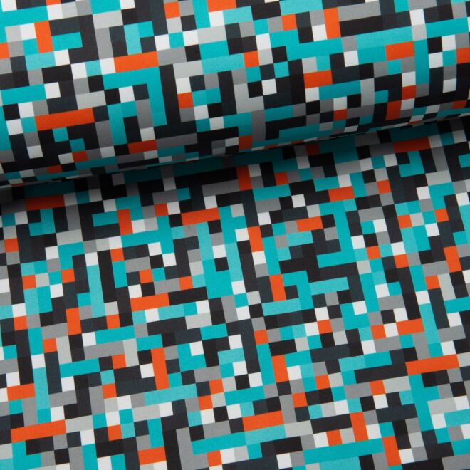 Softshell Pixelmania blau