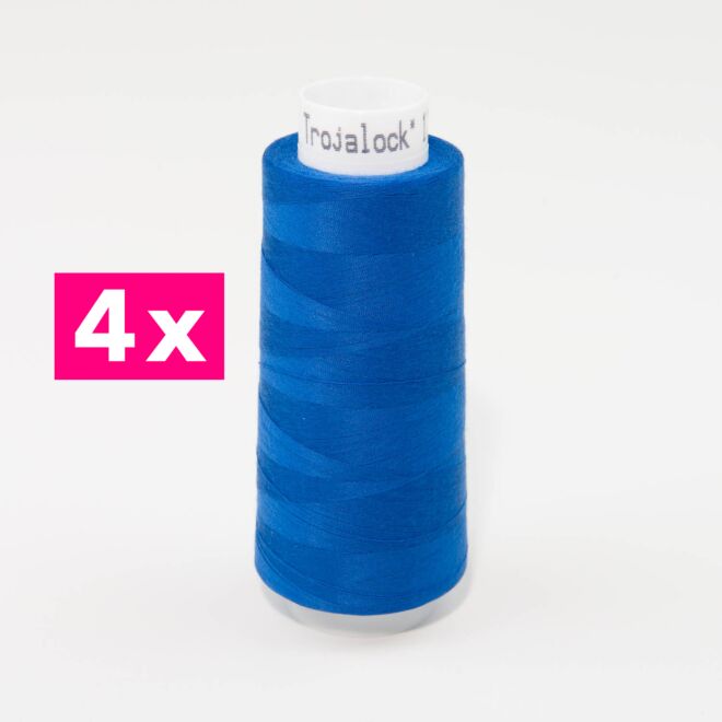 Amann-Mettler Trojalock Overlockgarn No. 120, 4x 2500m/gleiche Farbe - himmel