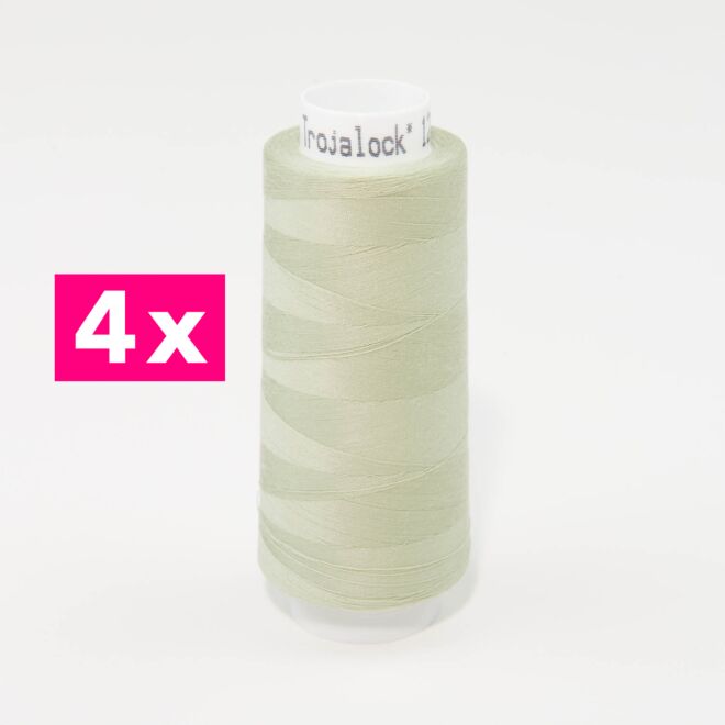 Amann-Mettler Trojalock Overlockgarn No. 120, 4x 2500m/gleiche Farbe - wirsing