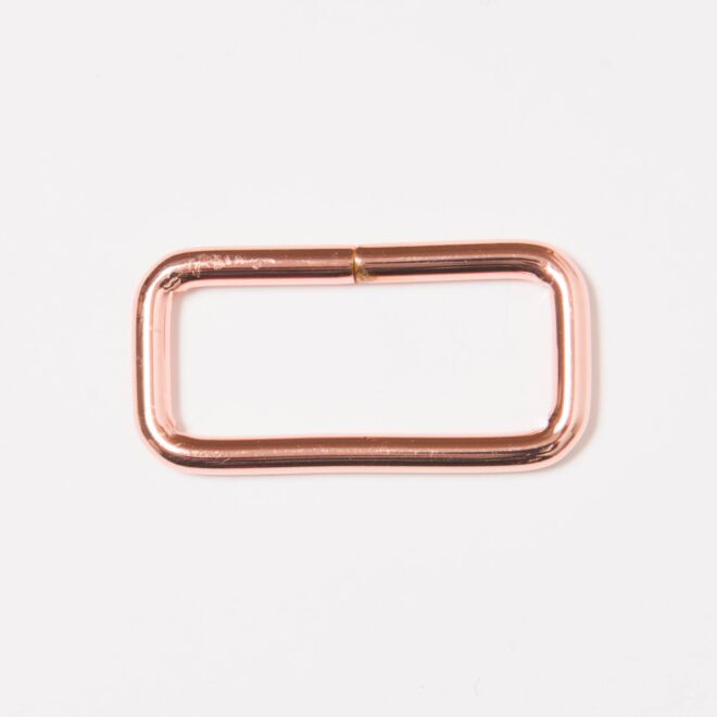 38mm Vierkantring rosegold