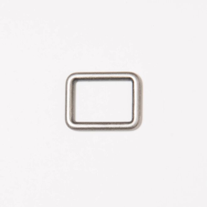 20mm Vierkantring silber-antik