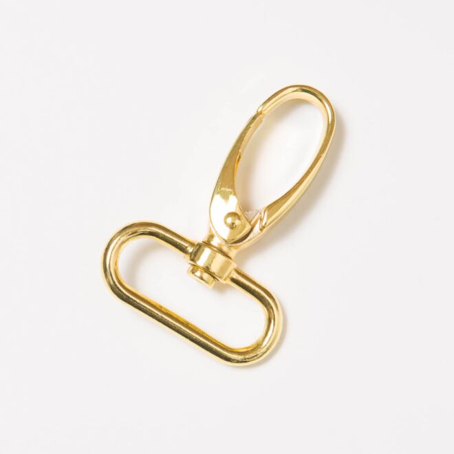 30mm Karabinerhaken "Style" gold