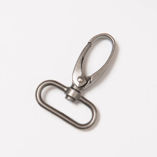 30mm Karabinerhaken "Style" altsilber