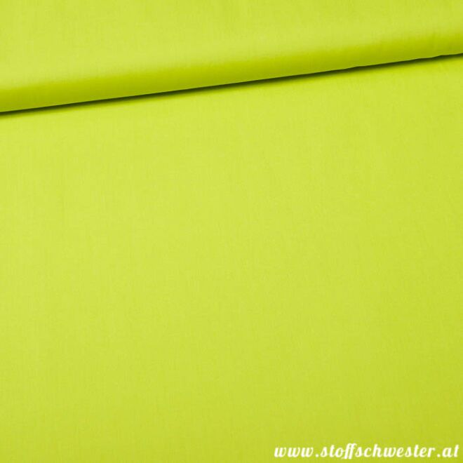 Stoffschwesters Unibaumwolle Soft Touch lime