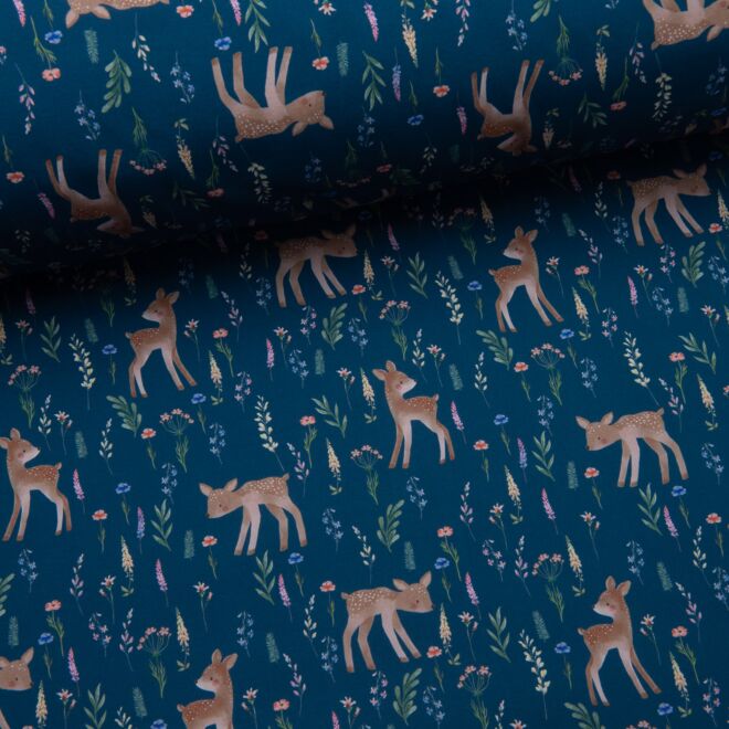 Softshell Rehe auf der Blumenwiese