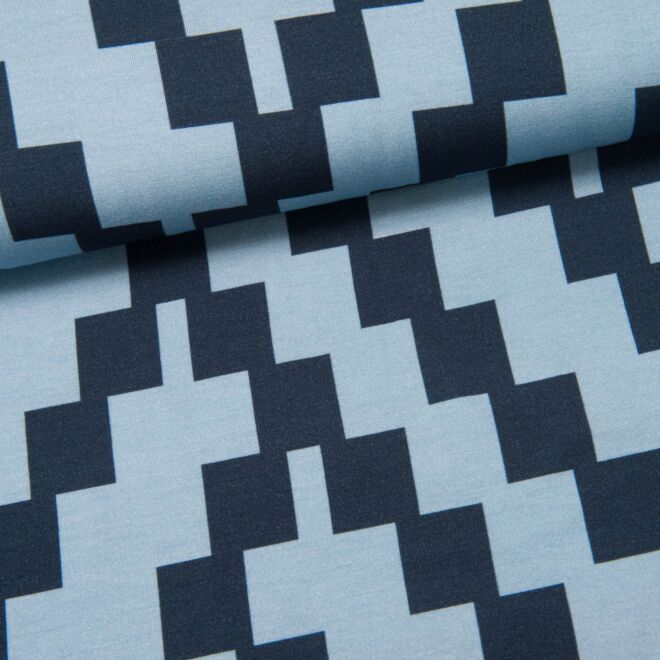 *SALE* Edgy Ways Viskosejersey by Cherry Picking hellblau