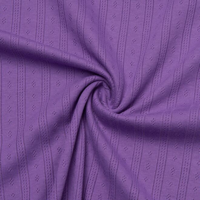 Lochstrickjersey "Tiana" lila