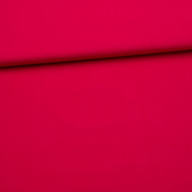 Stoffschwesters Unibaumwolle Soft Touch kirschrot
