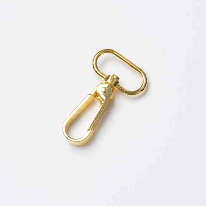 25mm Karabinerhaken "Fabian" gold