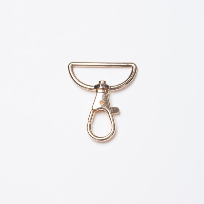 30mm Karabinerhaken "Mila" rosegold