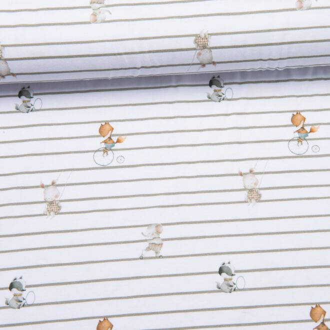 Babyanimals on Wheels Jersey weiß