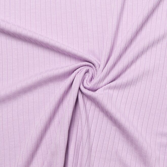 Viskose-Rippjersey "Rosie" flieder