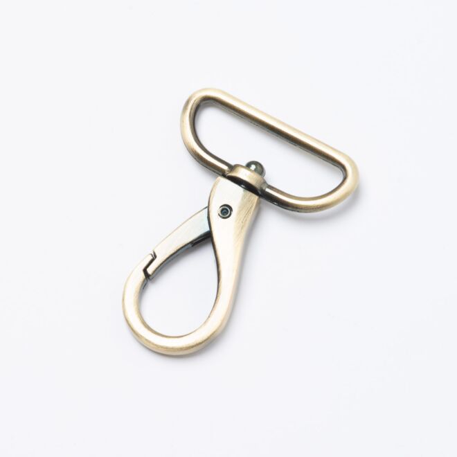 38mm Karabiner "Premium" altmessing