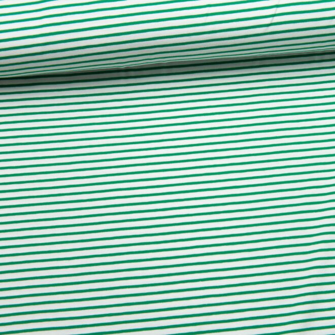 Streifenjersey "Uwe" weiß/grün