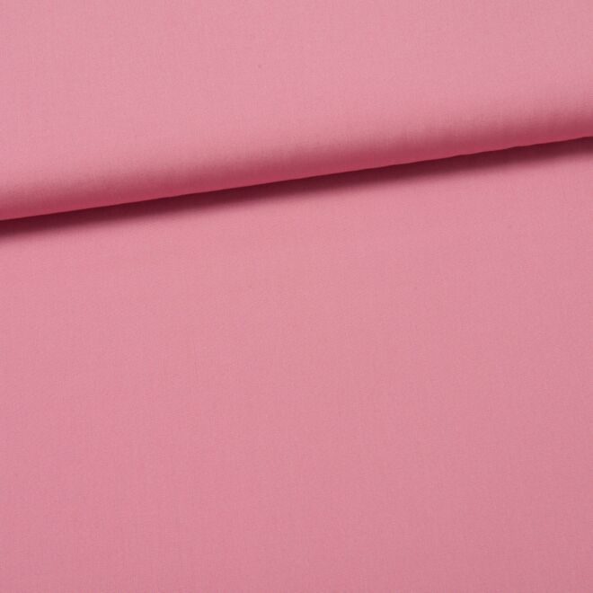 Bio-Unibaumwolle - soft touch - dunkles rosa